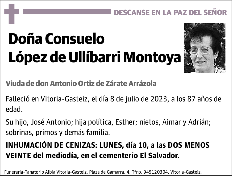 Consuelo López de Ullíbarri Montoya