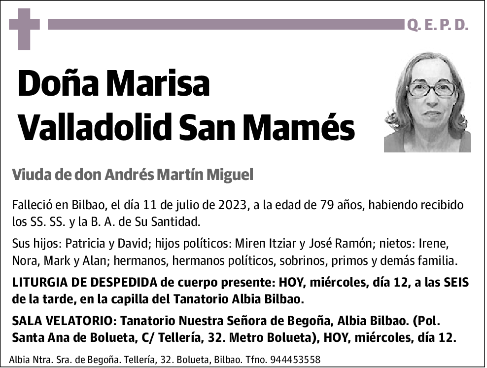María Luisa Valladolid San Mamés