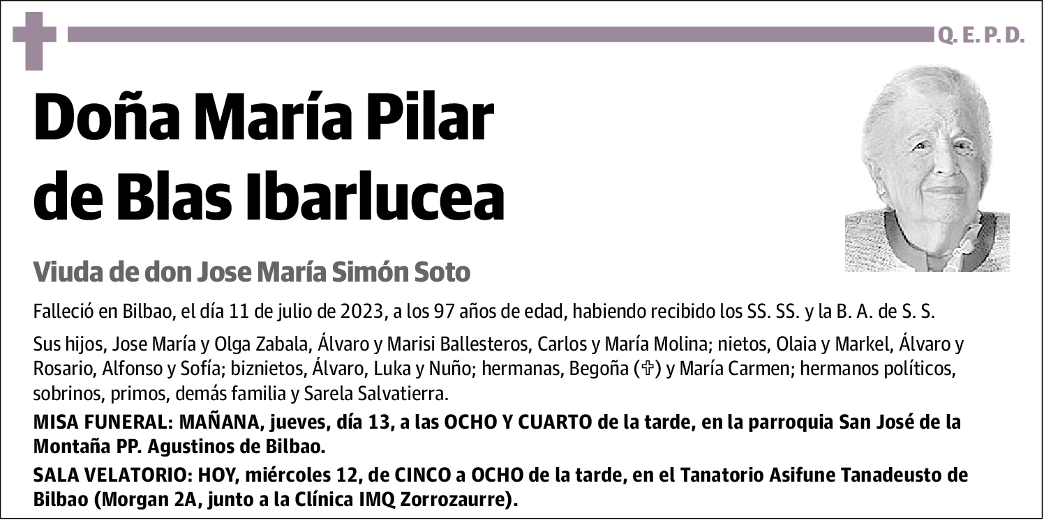 María Pilar de Blas Ibarlucea