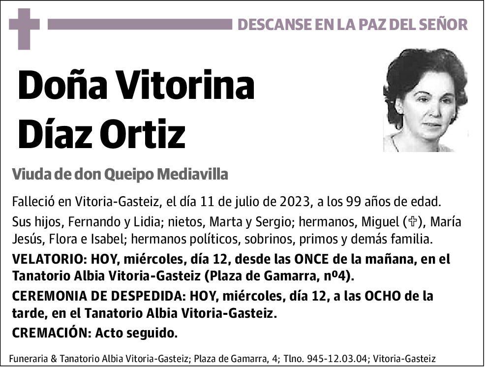 Vitorina Diaz Ortiz