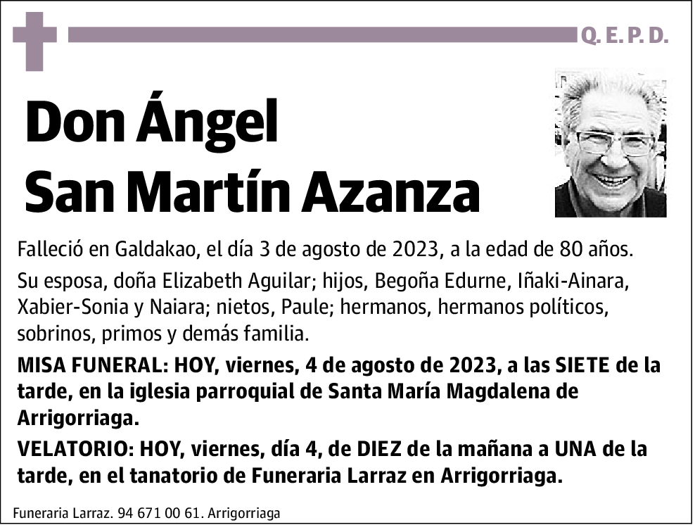 Ángel San Martín Azanza