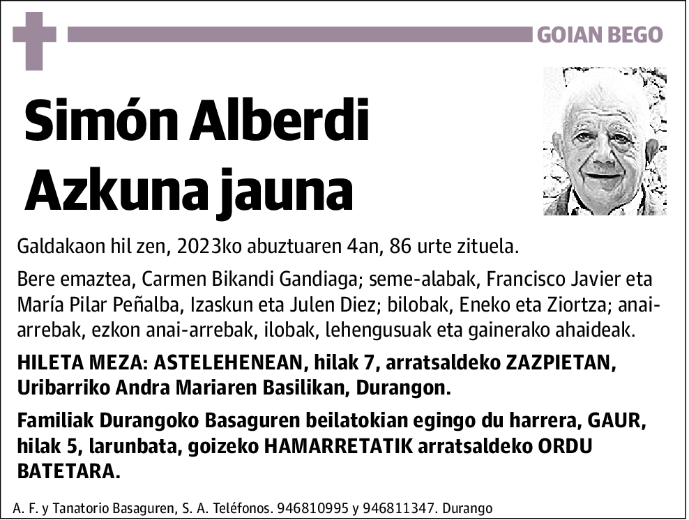Simón Alberdi Azkuna