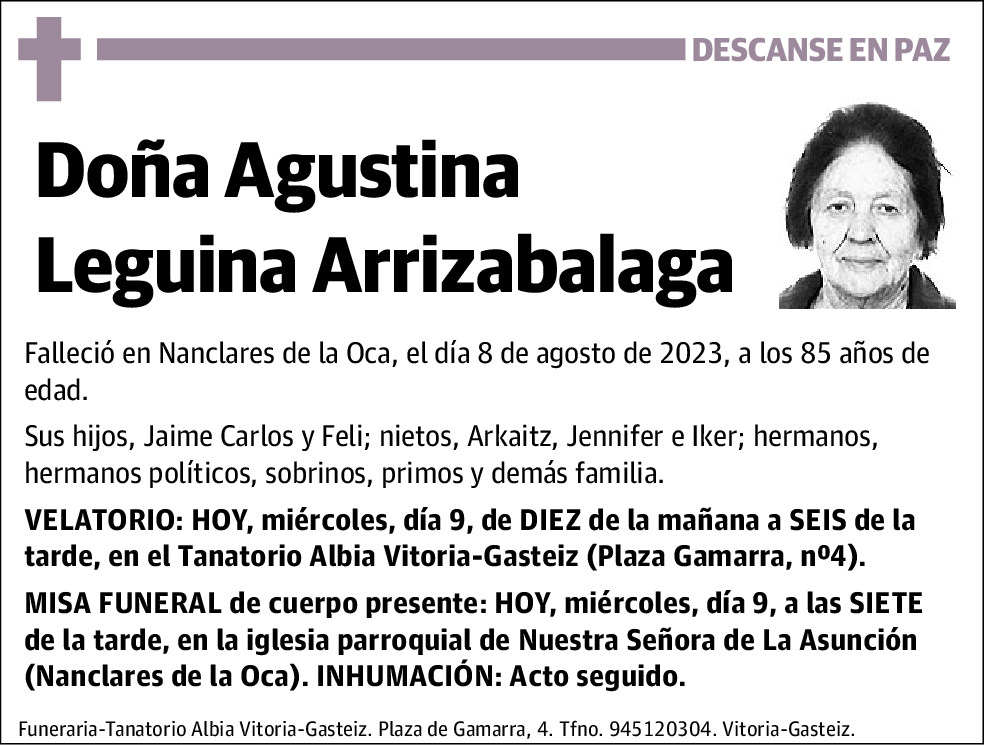 Agustina Leguina Arrizabalaga