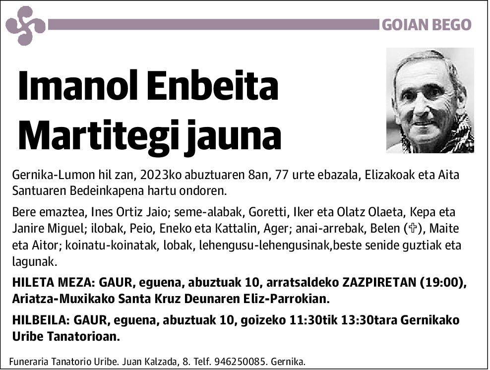 Imanol Enbeita Martitegi
