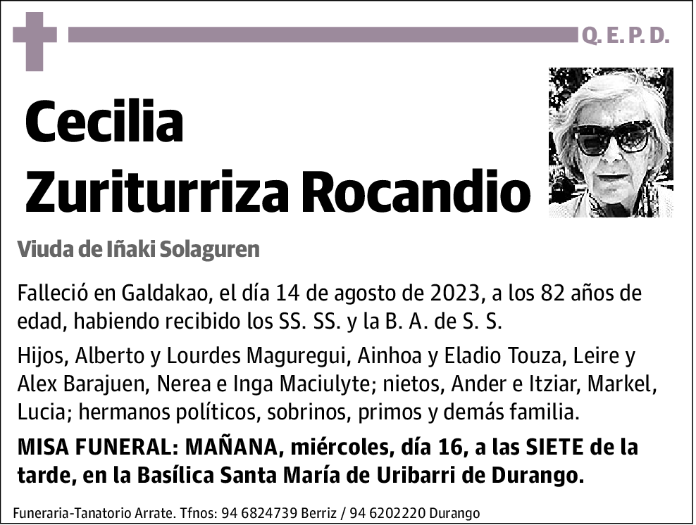 Cecilia Zuriturriza Rocandio