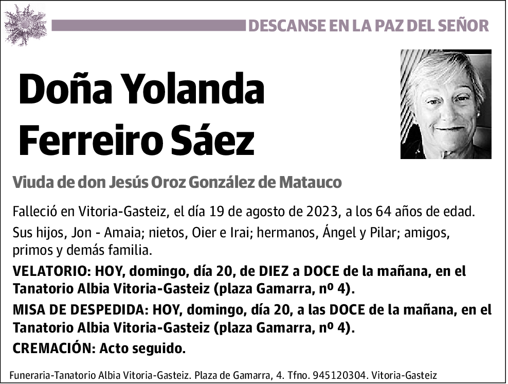 Yolanda Ferreiro Sáez