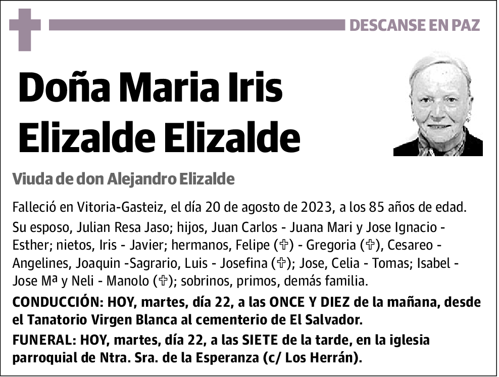 María Iris Elizalde Elizalde