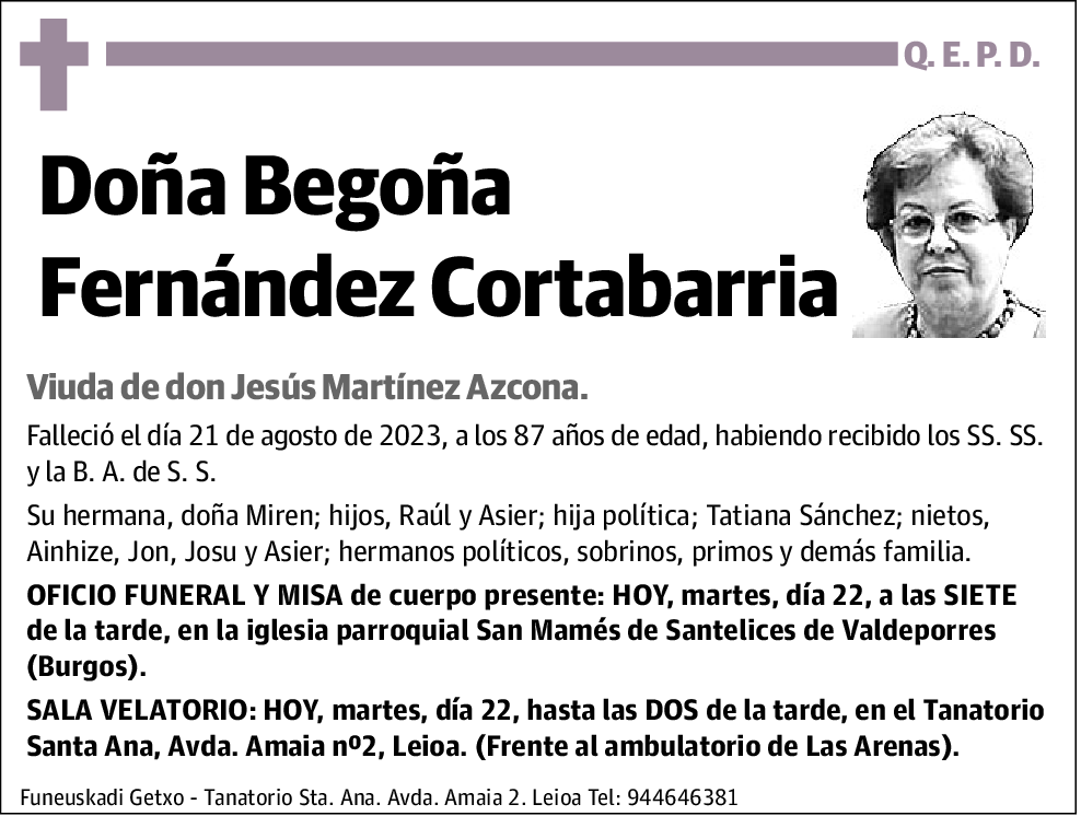 Begoña Fernández Cantabarria