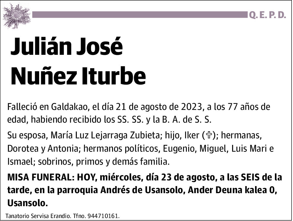 Julián José Nuñez Iturbe