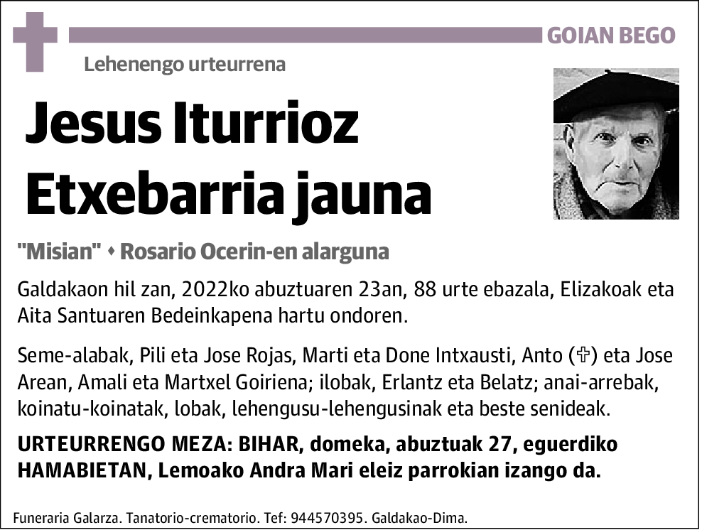 Jesus Iturrioz Etxebarria