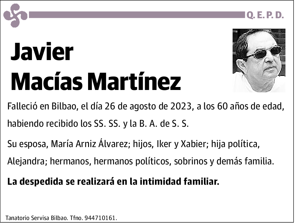 Javier Macías Martínez