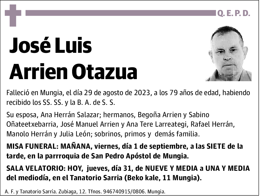 José Luis Arrien Otazua