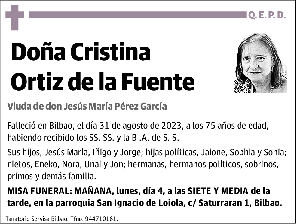 Cristina Ortiz de La Fuente