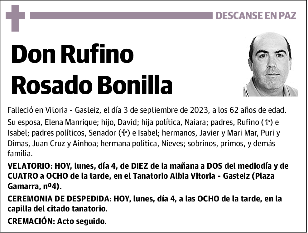 Rufino Rosado Bonilla