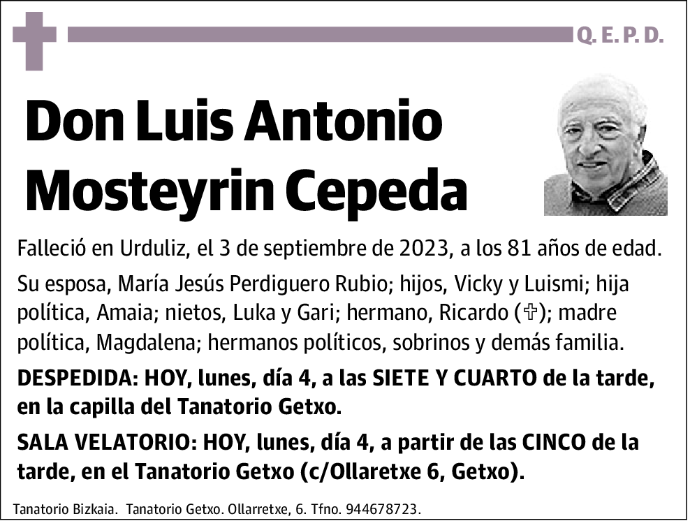 Luis Antonio Mosteyrin Cepeda