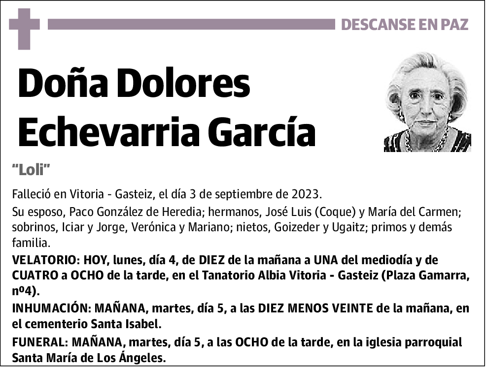 Dolores Echevarria García