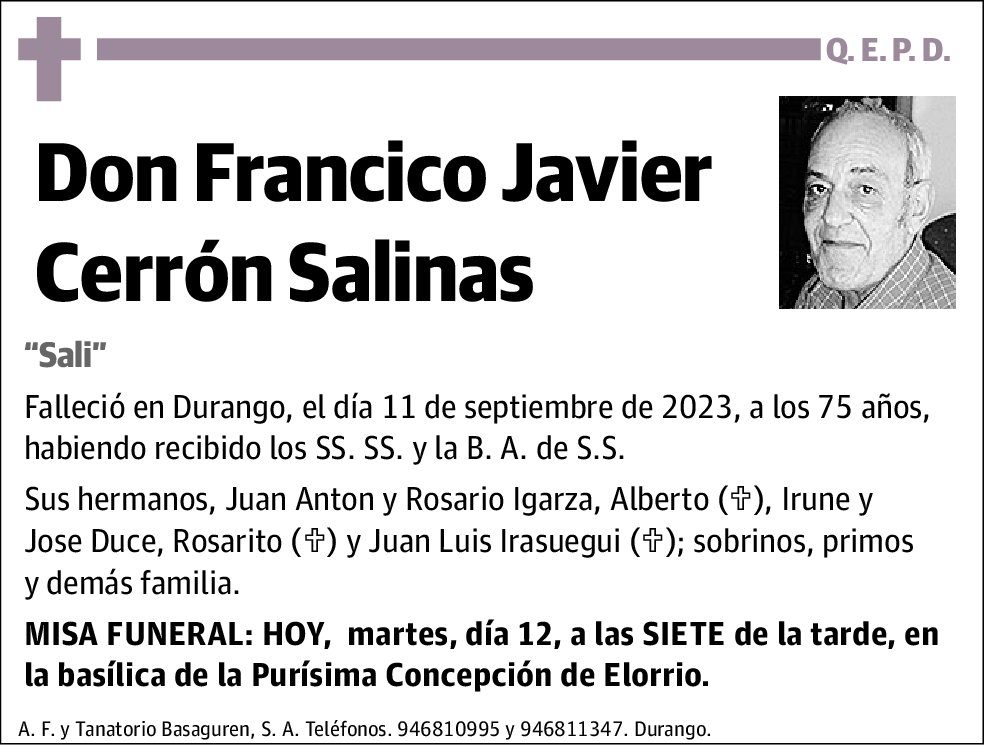 Francisco Cerron Salinas