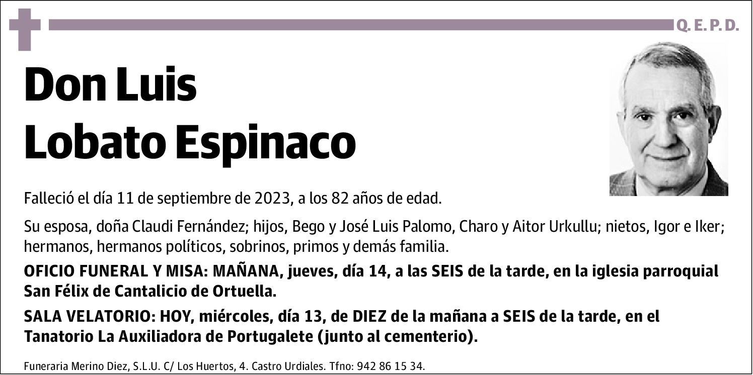 Luis Lobato Espinaco