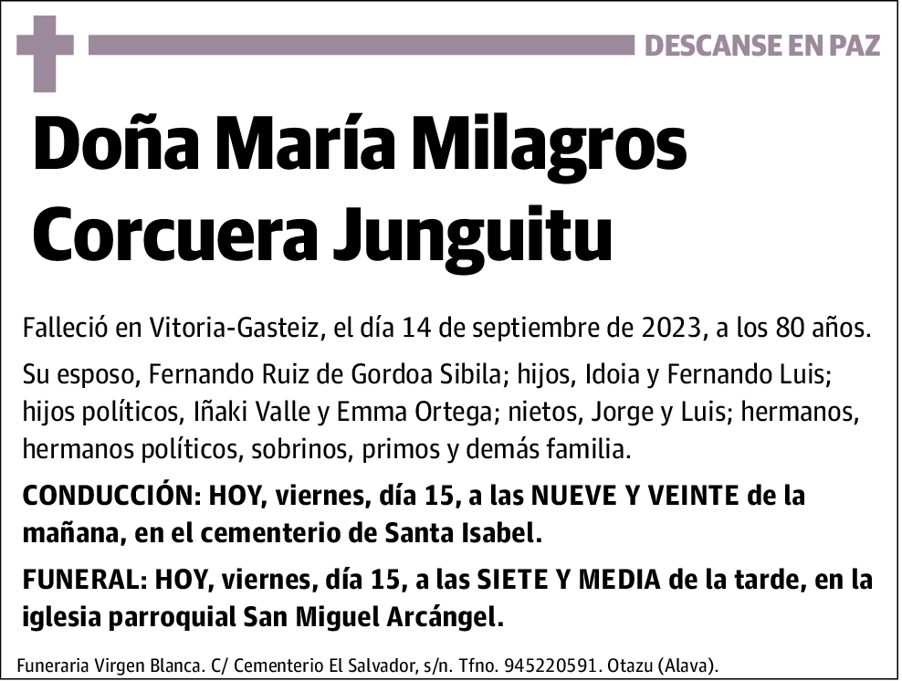 María Milagros Corcuera Junguitu