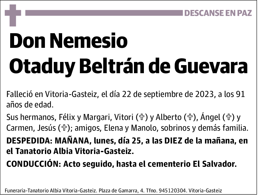 Nemesio Otaduy Beltrán de Guevara