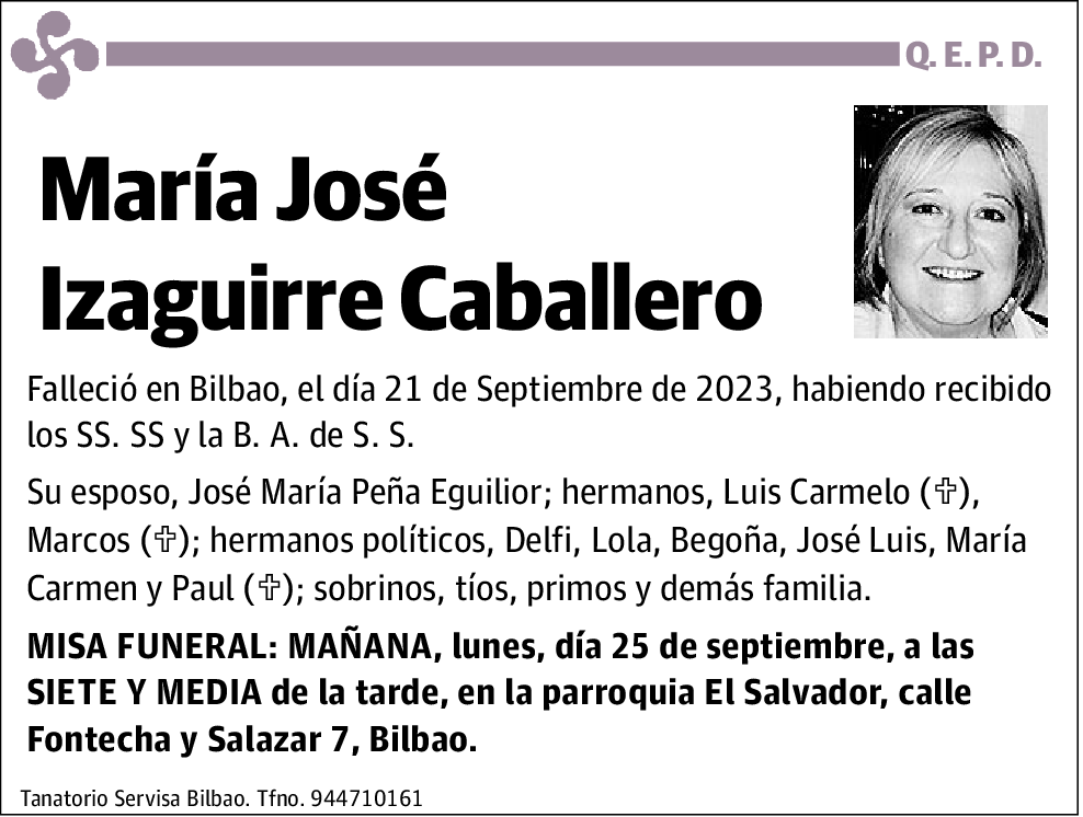 María José Izaguirre Caballero