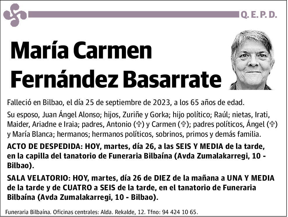 María Carmen Fernández Basarrate