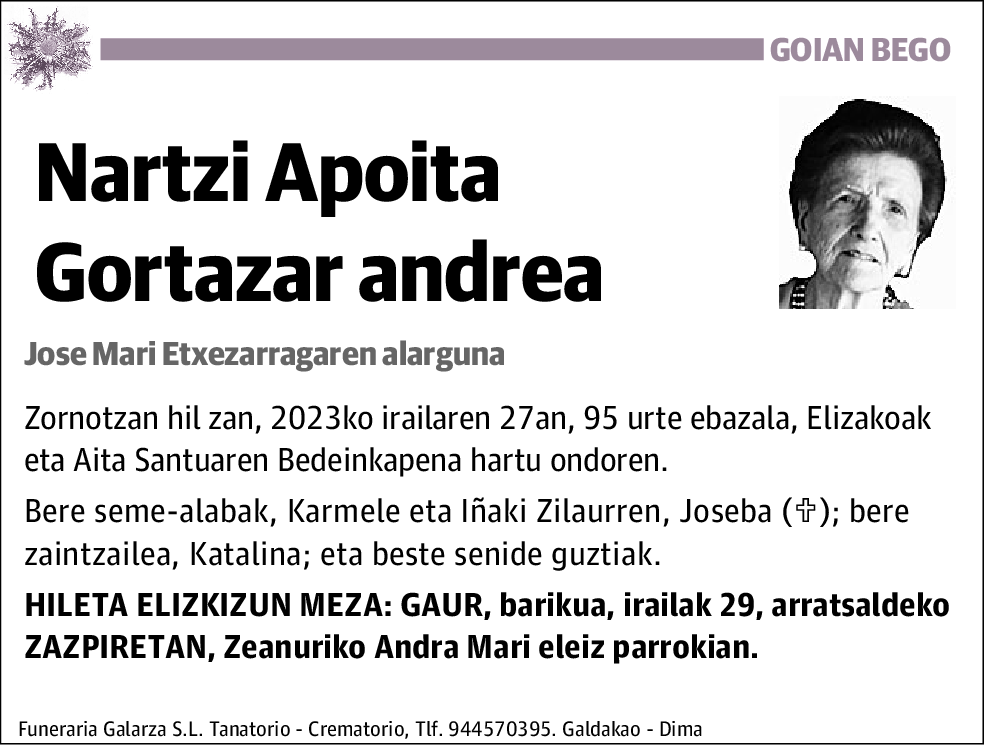 Nartzi Apoita Gortazar