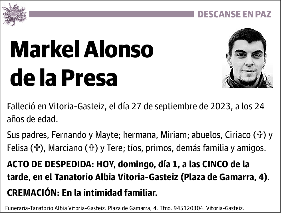 Markel Alonso de la Presa