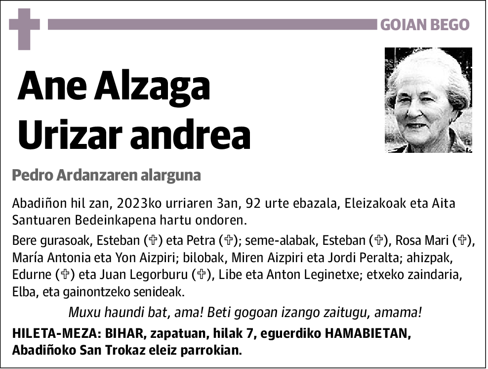 Ane Alzaga Urizar