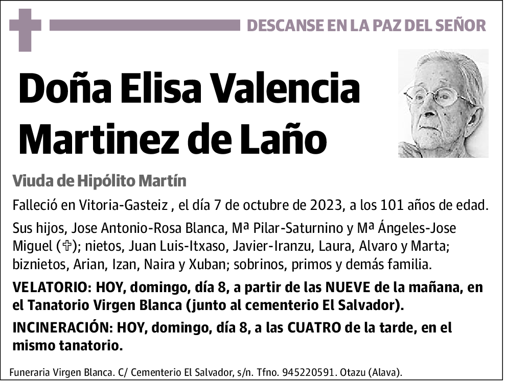 Elisa Valencia Martinez de Laño