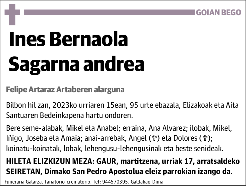 Ines Bernaola Sagarna