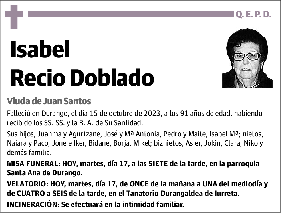 Isabel Recio Doblado