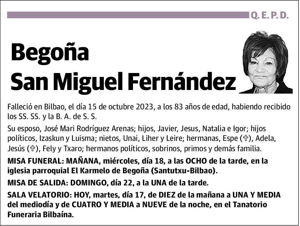 Begoña San Miguel Fernández