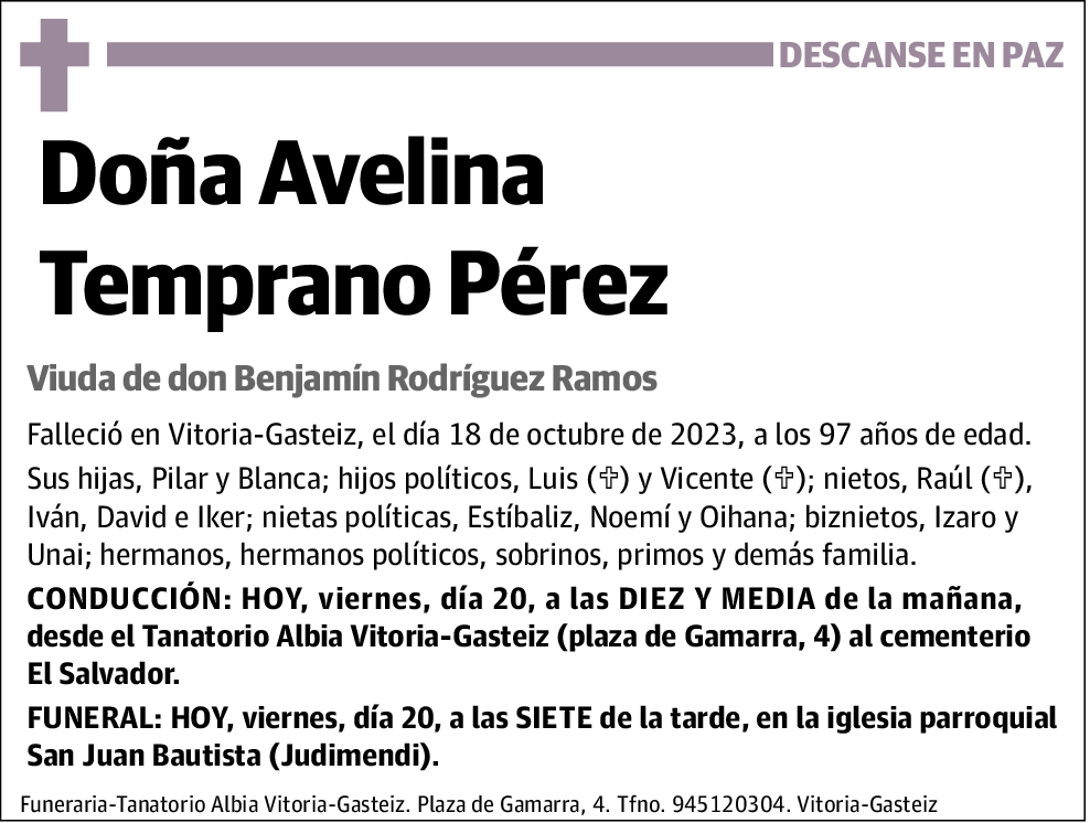 Avelina Temprano Pérez