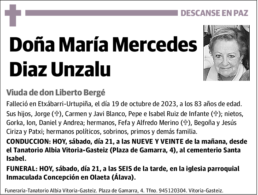 María Mercedes Diaz Unzalu