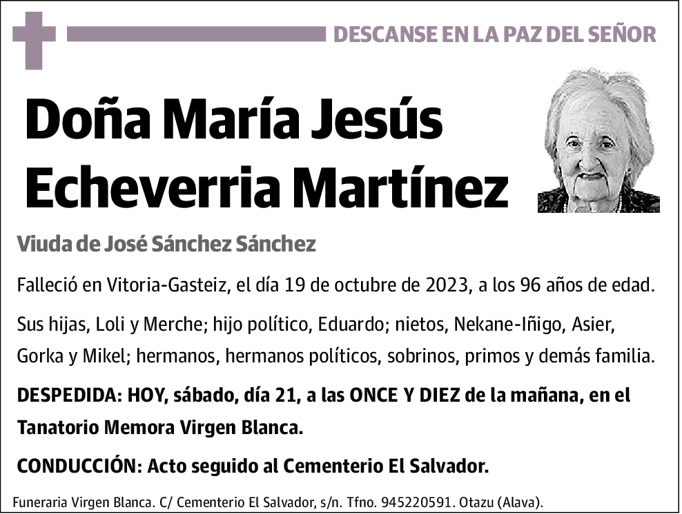 Maria Jesus Echeverria Martinez