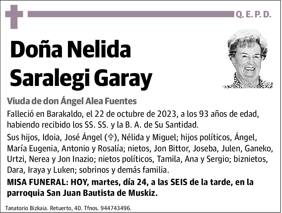 Nelida Saralegi Garay