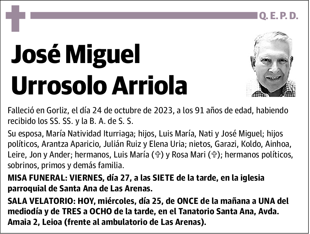 José Miguel Urrosolo Arriola