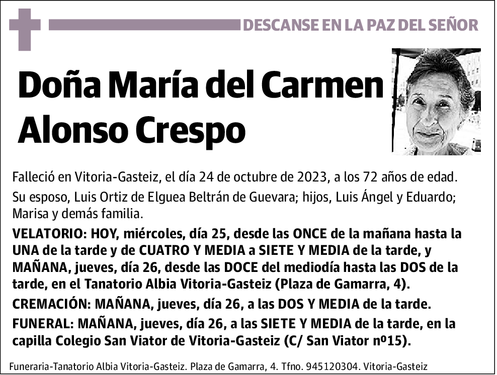 María del Carmen Alonso Crespo