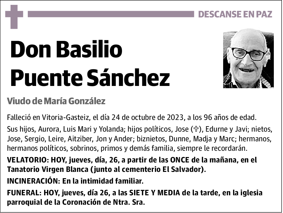 Basilio Puente Sánchez