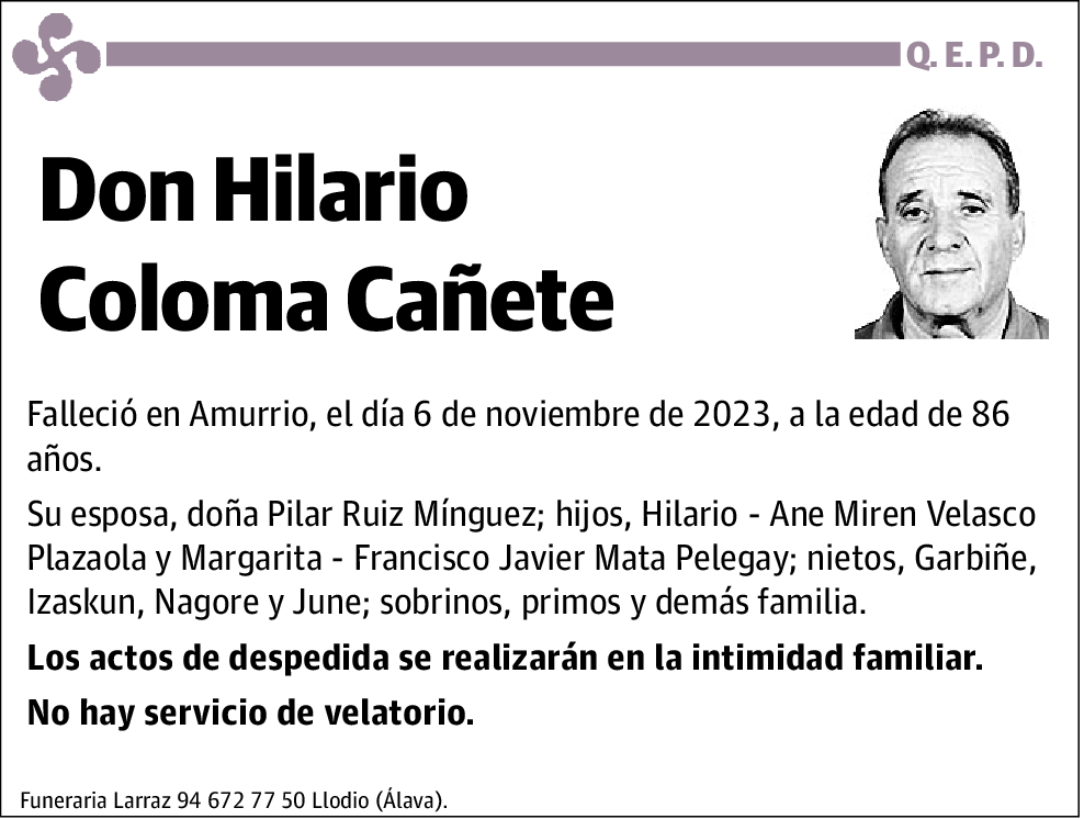 Hilario Coloma Cañete