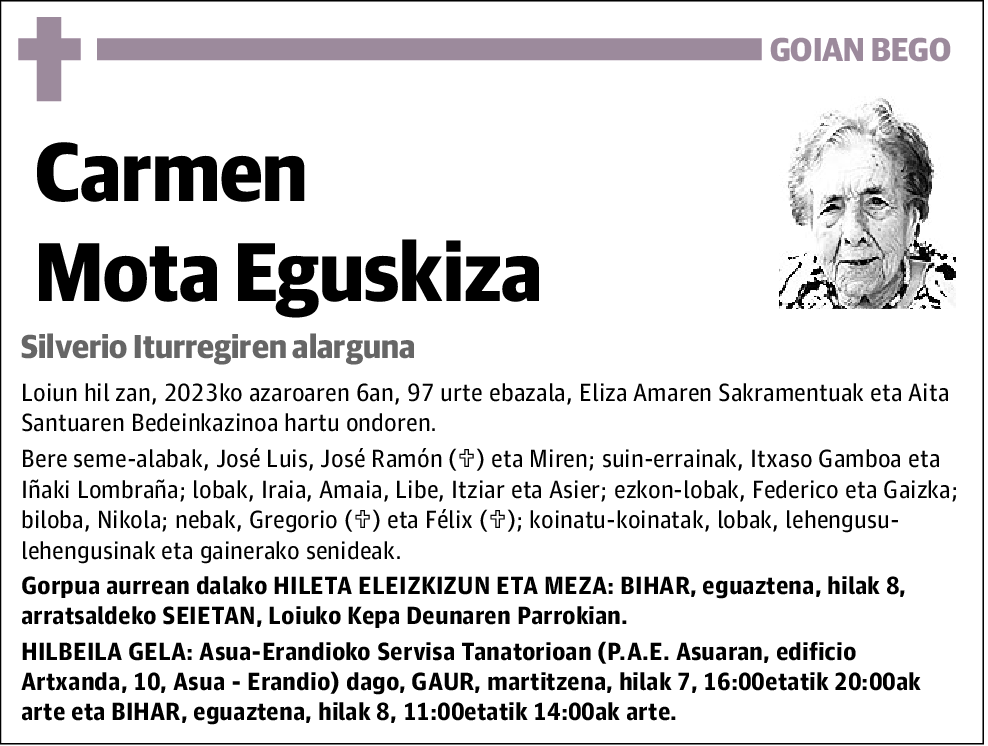 Carmen Mota Eguskiza
