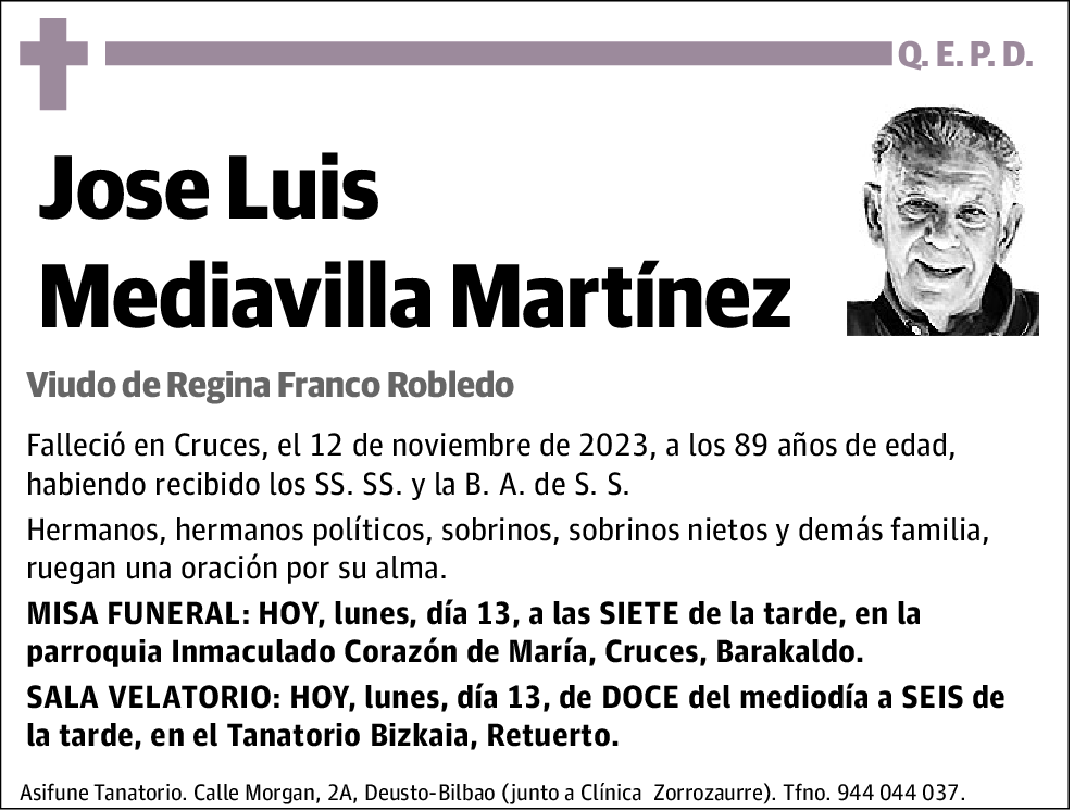 Jose Luis Mediavilla Martínez