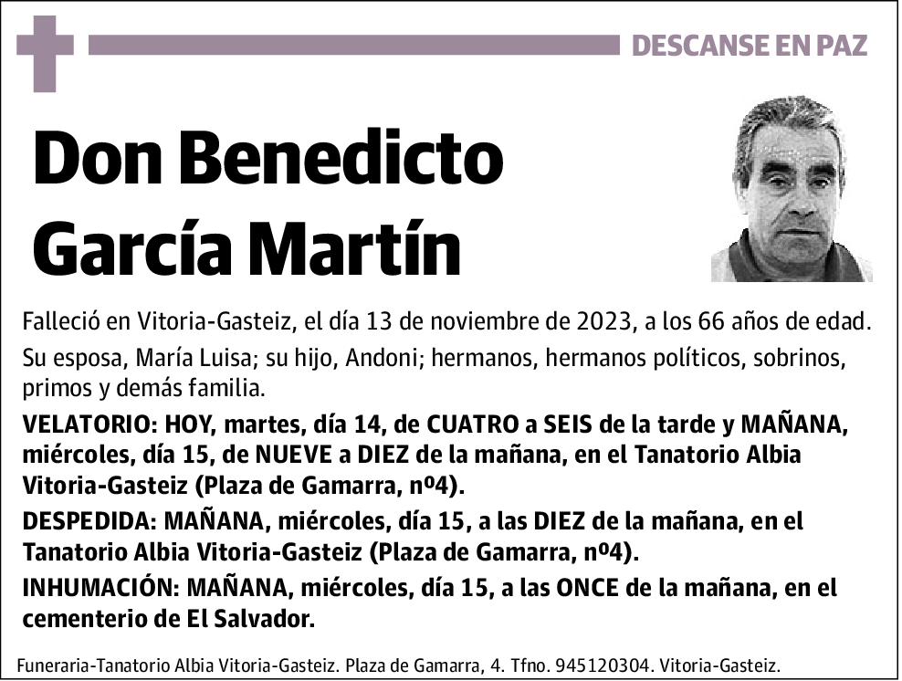 Benedicto García Martín