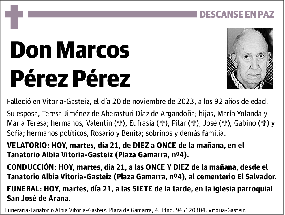 Marcos Pérez Pérez