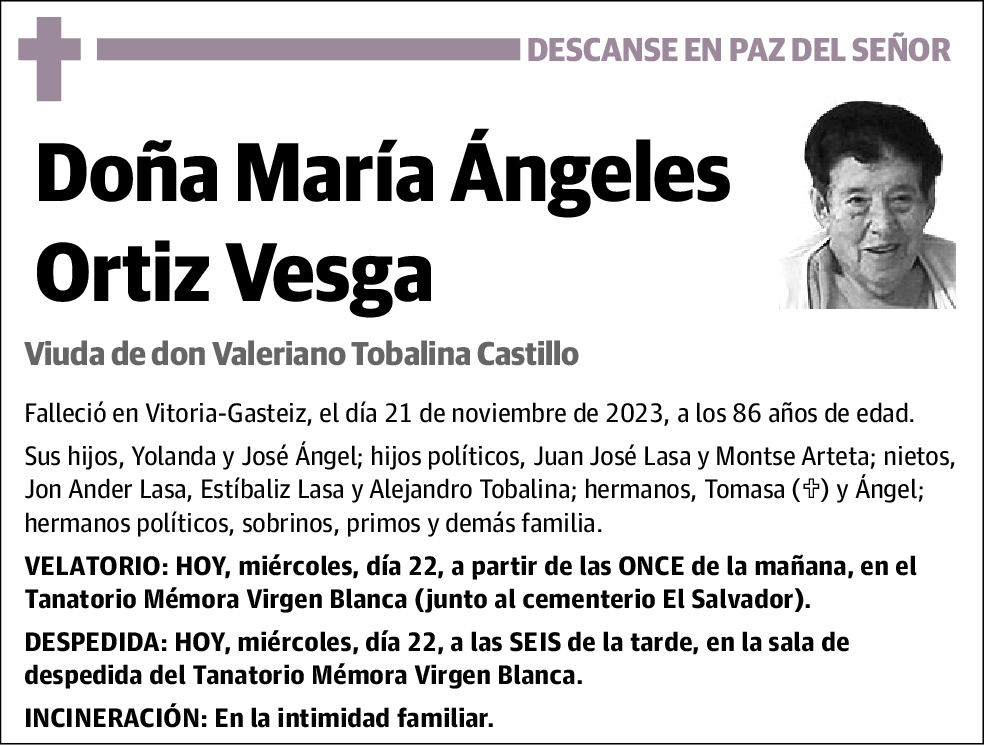 María Ángeles Ortiz Vesga