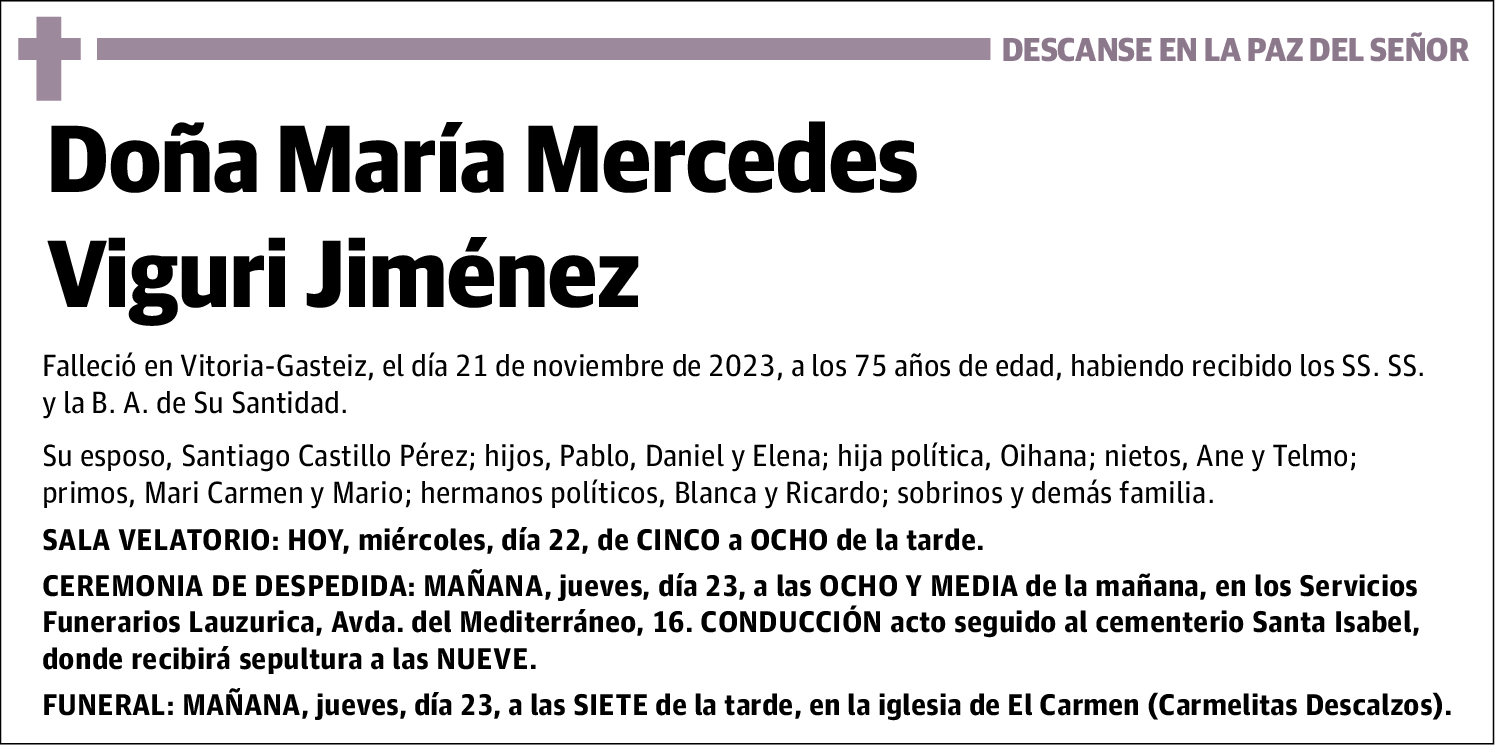 María Mercedes Viguri Jiménez