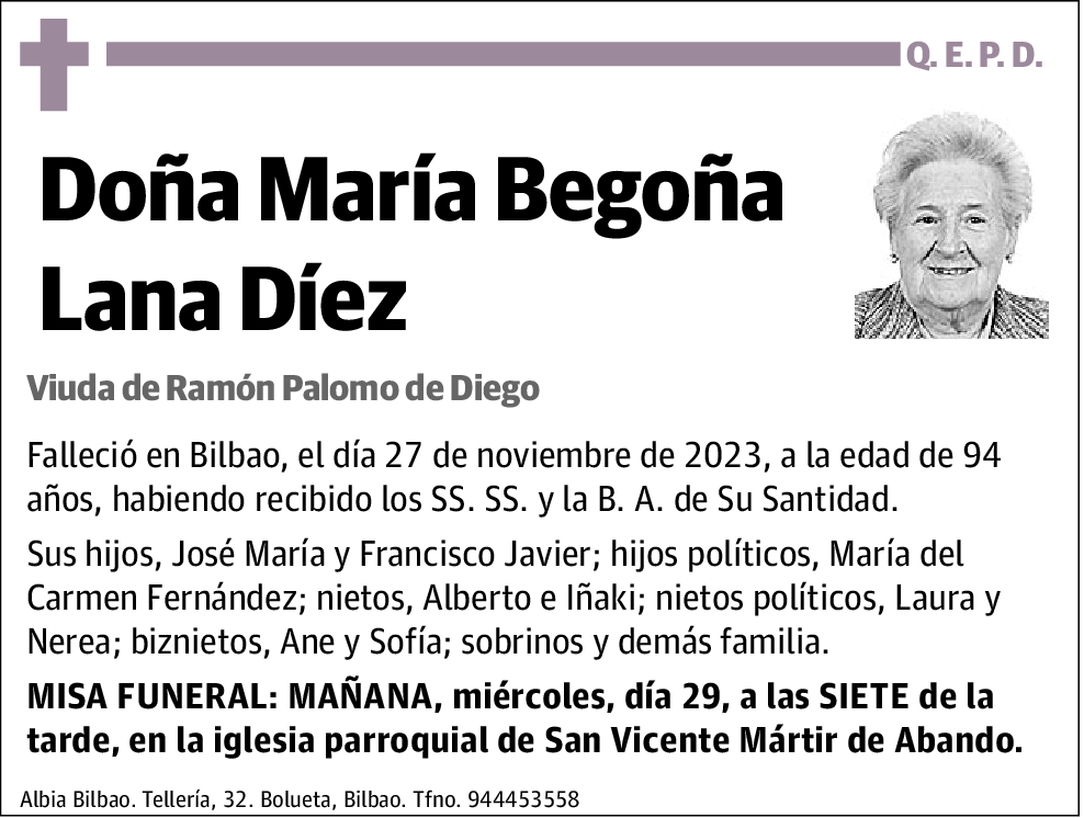 María Begoña Lana Diéz