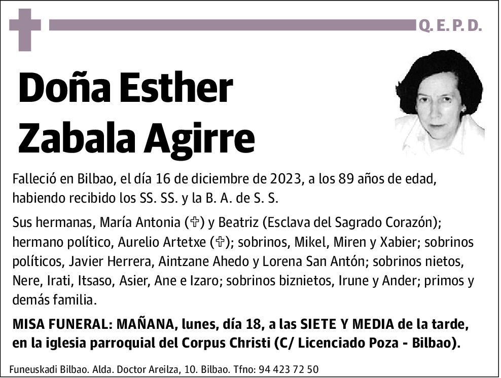Esther Zabala Agirre