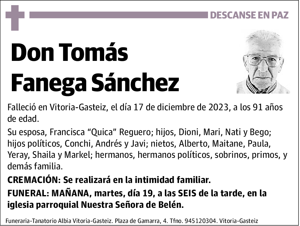 Tomás Fanega Sánchez
